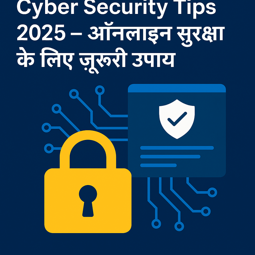 Cyber Security Tips 2025 – डिजिटल दुनिया में सुरक्षा के लिए जरूरी सुझाव